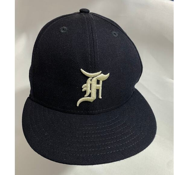 Detroit Tigers New Era 59Fifty Team Baseball Cap Size 7 1/8 Navy - Picture 2 of 11